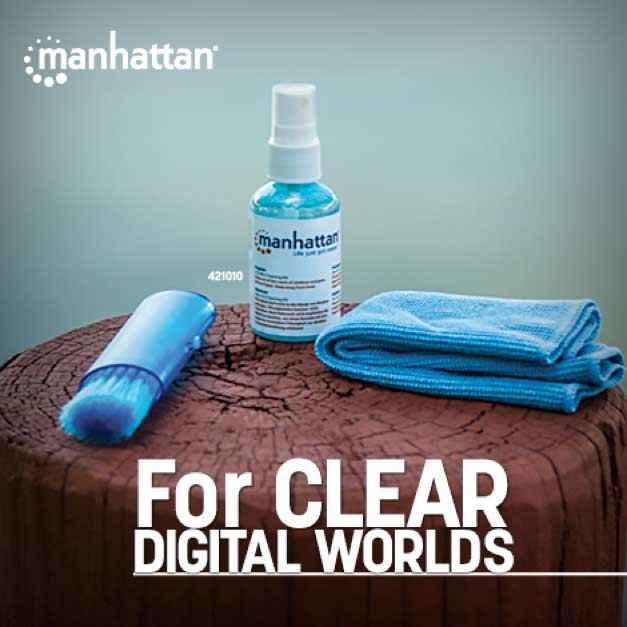 Manhattan Mini Equipo de Limpieza para LCD (421010)