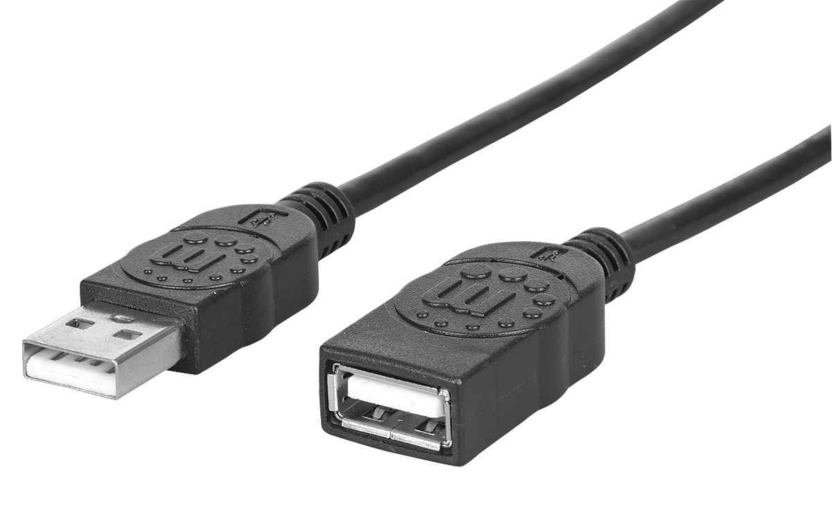 Manhattan Cable de Extensión USB 2.0 de Alta Velocidad (338653)