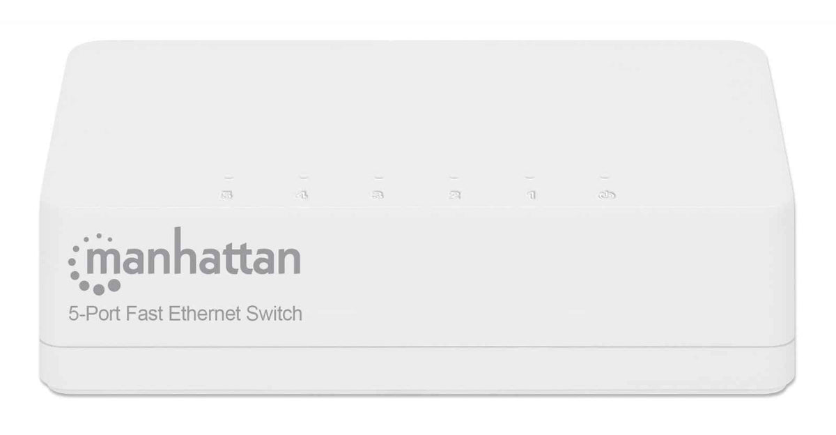 Manhattan Switch Fast Ethernet de 5 puertos (560672)