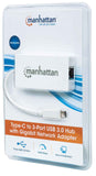 Hub USB 3.0 Tipo-C de 3 puertos con Adaptador de Red Gigabit Packaging Image 2