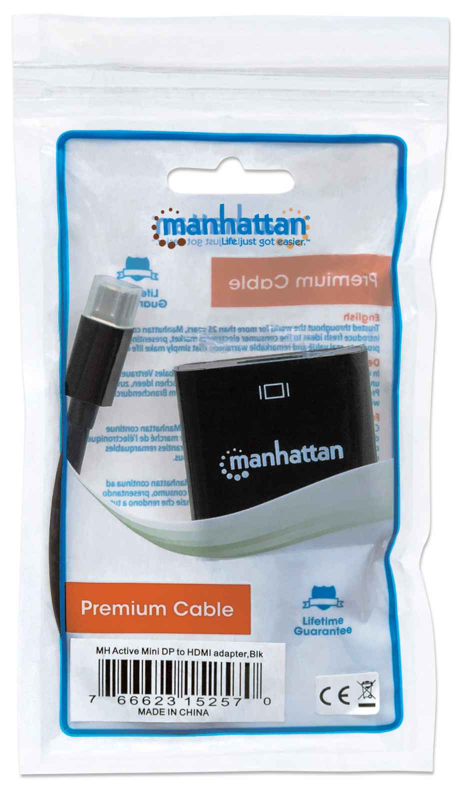 Manhattan Adaptador Activo Mini-Display a HDMI (152501)