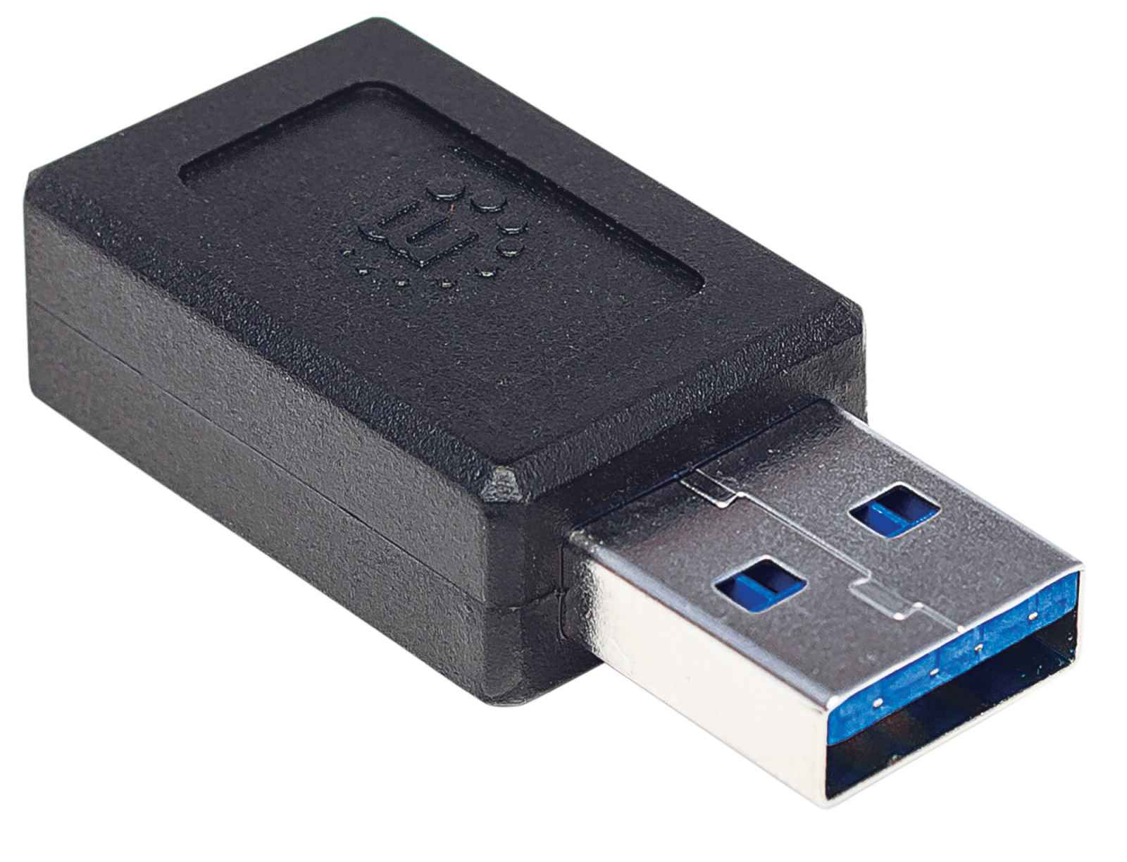 Manhattan Adaptador de USB-A a USB-C con Súper Velocidad (354714)