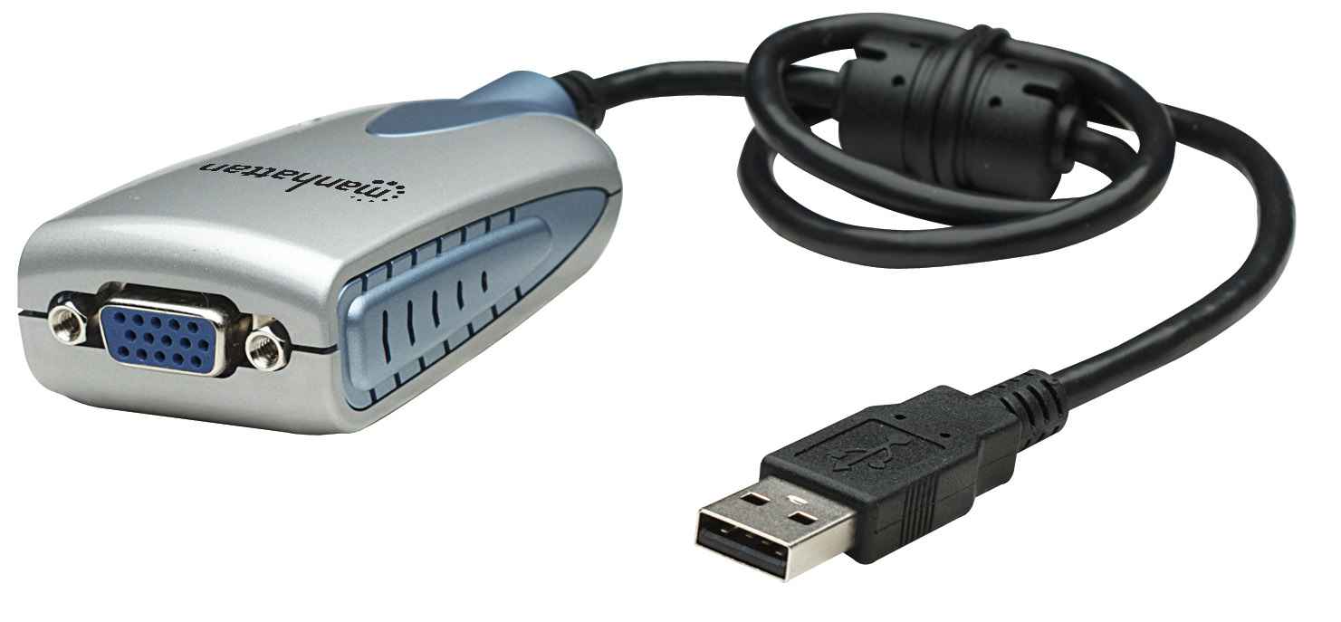 Manhattan Convertidor USB de Alta Velocidad 2.0 a SVGA (179225)