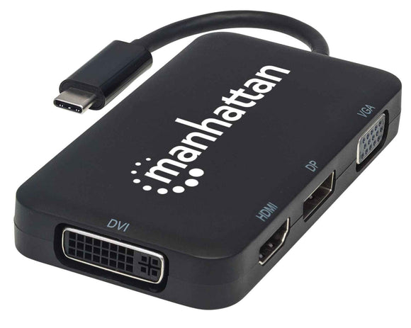 Convertidor USB-C 4 en 1 para Audio/Video Image 1
