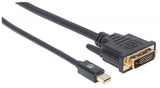 Cable Mini DisplayPort 1.2a a DVI Image 3