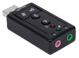 Adaptador de sonido 3-D 7.1 USB de alta velocidad Image 6