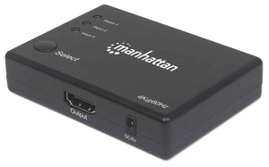 4K Conmutador compacto HDMI de 3 puertos Image 1