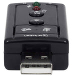 Adaptador de sonido 3-D 7.1 USB de alta velocidad Image 4