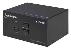 Switch KVM HDMI de 2 puertos para dos monitores Image 1