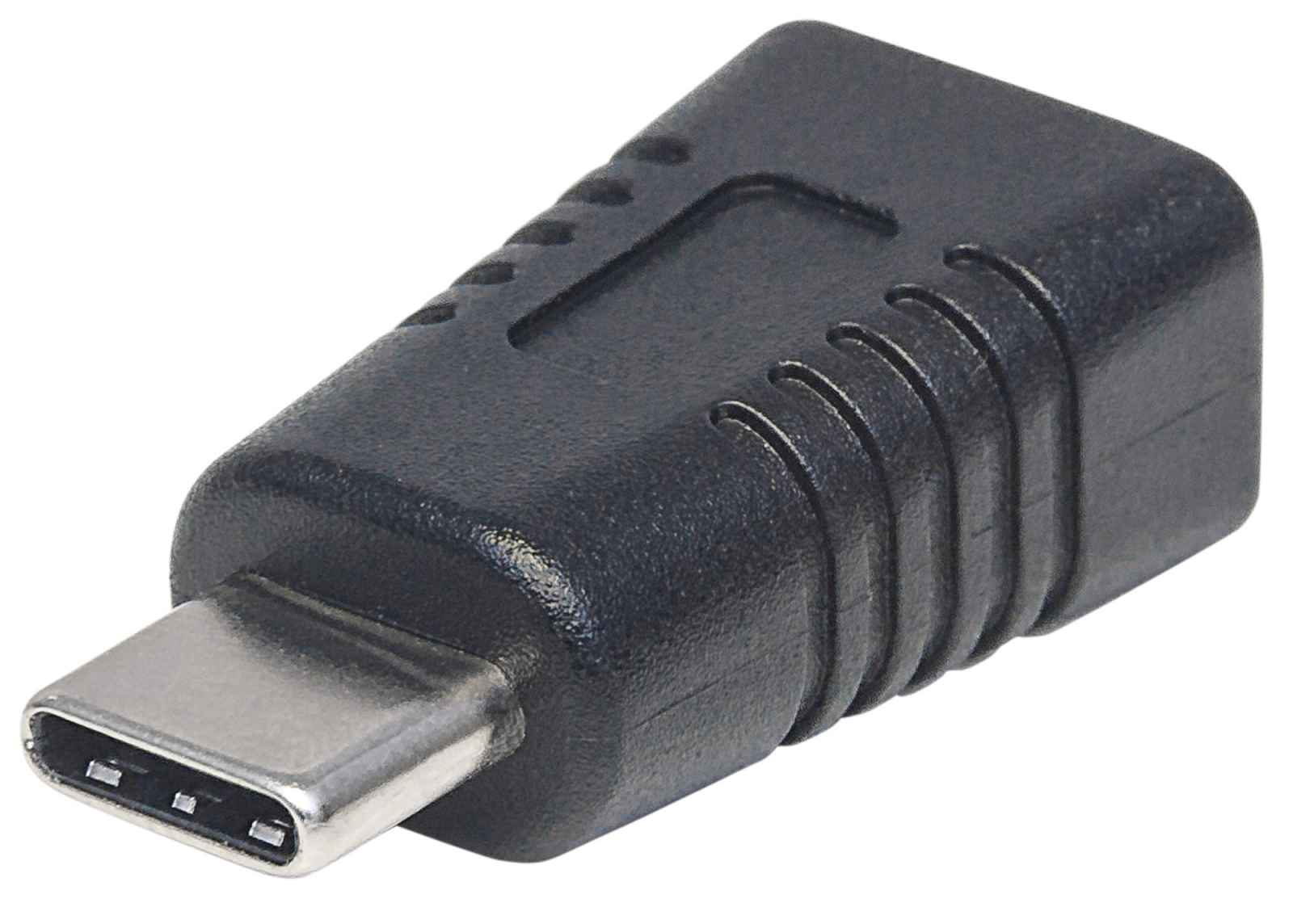 Manhattan Adaptador USB 3.1 de Micro-B a Tipo-C (354660)