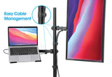 Soporte para escritorio combinado con brazo para monitor y soporte para laptop Image 9