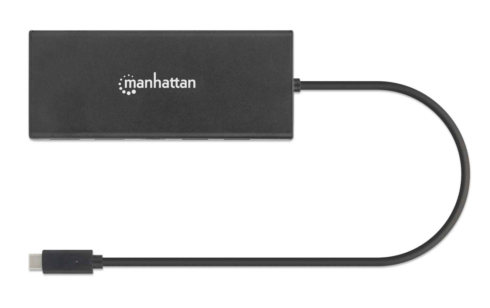Manhattan Adaptador multipuerto USB-C SuperSpeed a HDMI doble (152747)