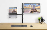 Soporte para escritorio combinado con brazo para monitor y soporte para laptop Image 8
