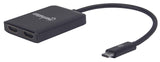 Convertidor de USB-C a dos puertos HDMI – Hub MST Image 1