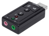 Adaptador de sonido 3-D 7.1 USB de alta velocidad Image 5