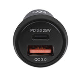 Mini Cargador de Auto PD con 2 puertos - 25 W Image 3