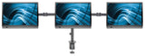 Soporte para monitor, de escritorio, movimiento articulado, 3 pantallas planas de 13" a 27" máximo 7 kg cada una Image 6